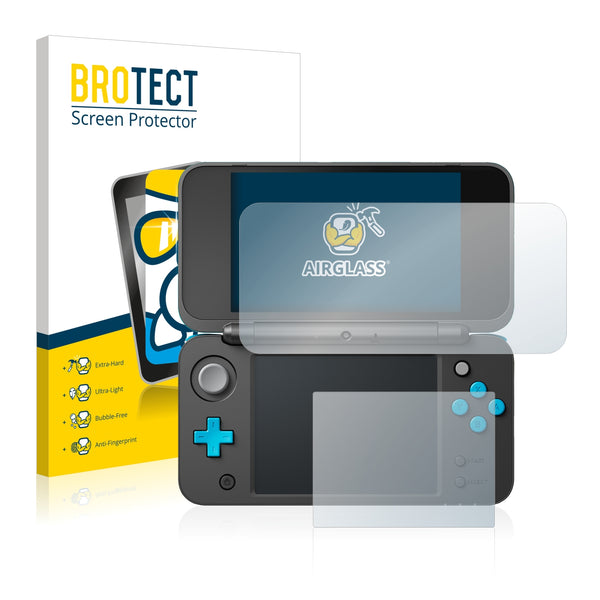 BROTECT AirGlass Glass Screen Protector for New Nintendo 2DS XL