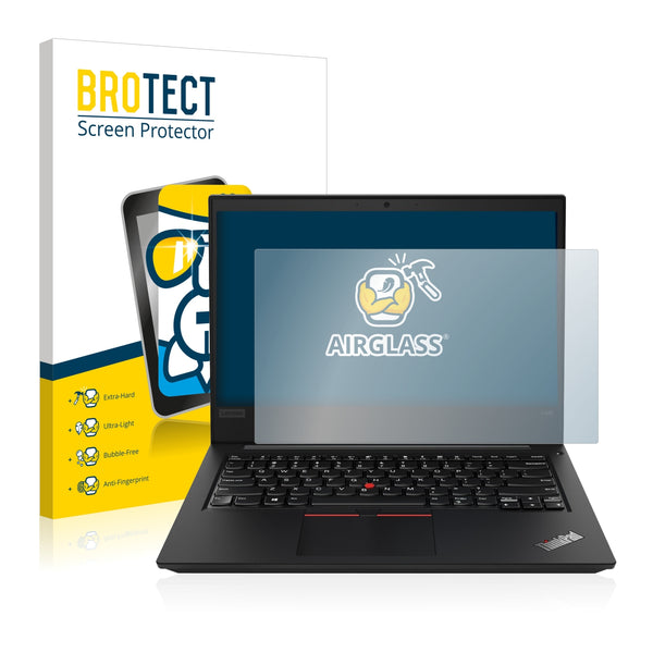 BROTECT AirGlass Glass Screen Protector for Lenovo ThinkPad E485