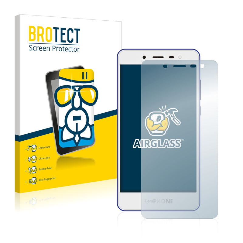 BROTECT AirGlass Glass Screen Protector for Clementoni ClemPhone 7.0 (5)