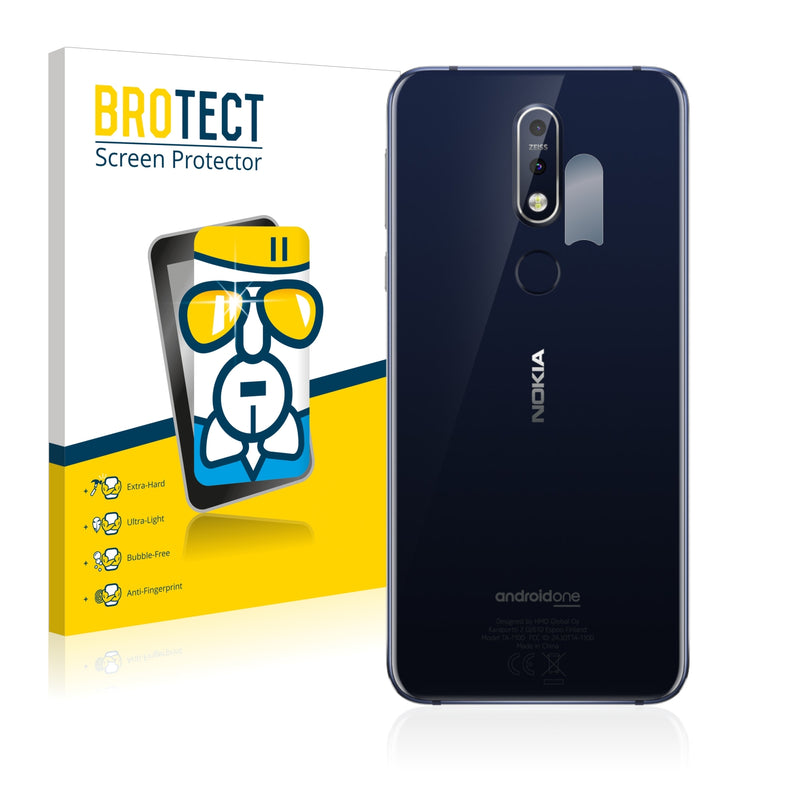 BROTECT AirGlass Glass Screen Protector for Nokia 7.1 (Camera)