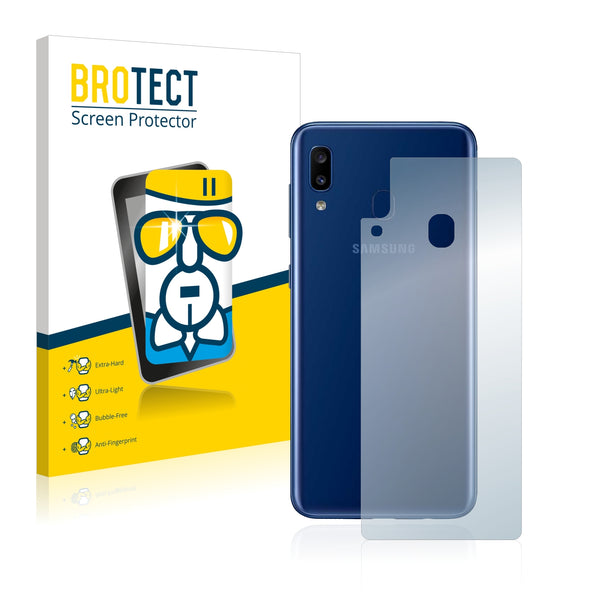 BROTECT AirGlass Glass Screen Protector for Samsung Galaxy A20 (Back)