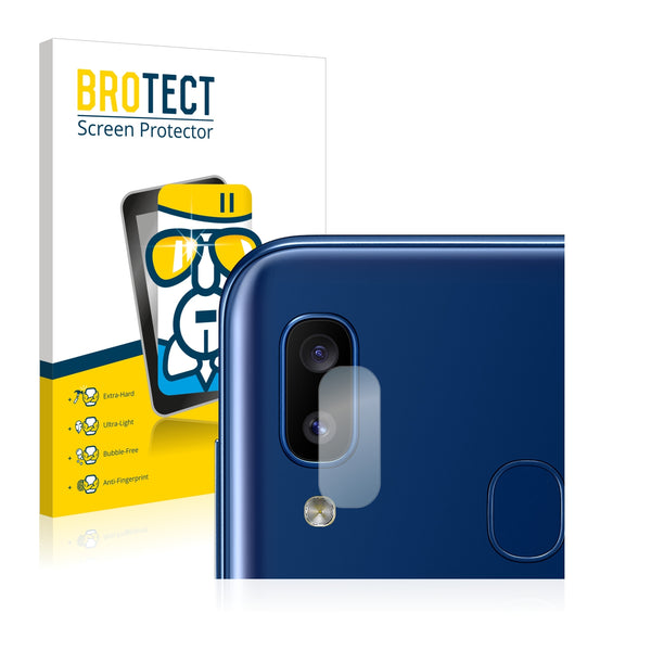 BROTECT AirGlass Glass Screen Protector for Samsung Galaxy A20 (Camera)