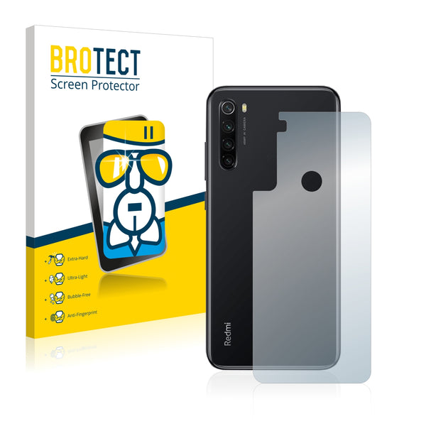 BROTECT AirGlass Glass Screen Protector for Xiaomi Redmi Note 8 (Back)