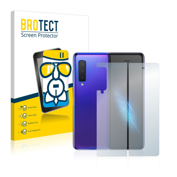 BROTECT AirGlass Glass Screen Protector for Samsung Galaxy Fold (Front + Back)