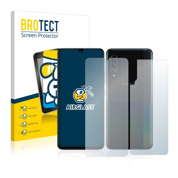 BROTECT AirGlass Glass Screen Protector for Samsung Galaxy A90 5G (Front + Back)