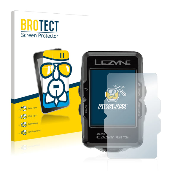 BROTECT AirGlass Glass Screen Protector for Lezyne Macro Easy GPS