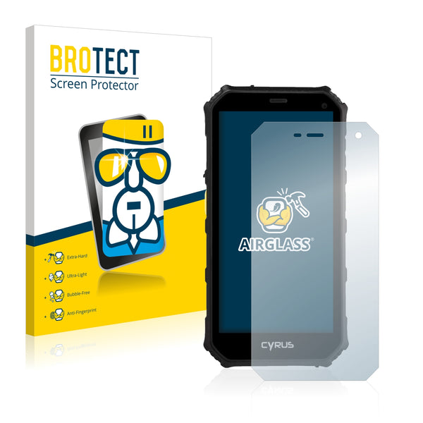 BROTECT AirGlass Glass Screen Protector for Cyrus CS24 2017