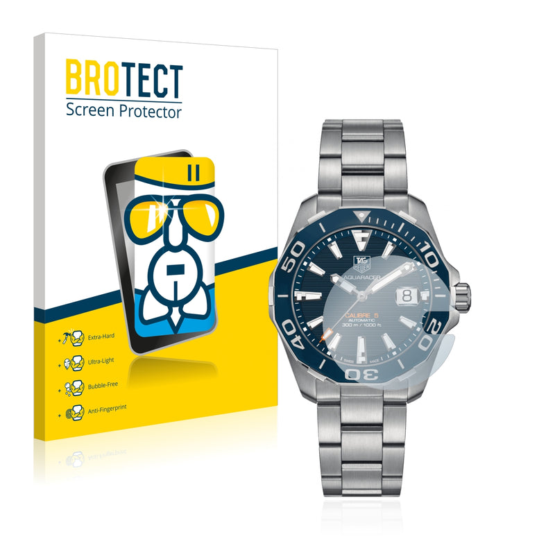 BROTECT AirGlass Glass Screen Protector for TAG Heuer Aquaracer (43 mm) (circular cutout)