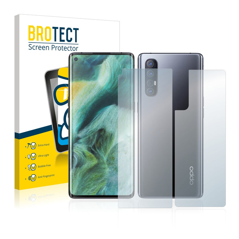 BROTECT AirGlass Glass Screen Protector for Oppo Find X2 Neo (Front + Back)