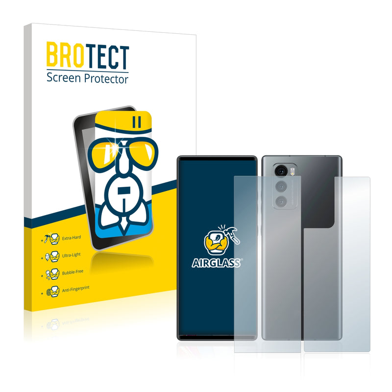 BROTECT AirGlass Glass Screen Protector for LG Wing (Front + Back)