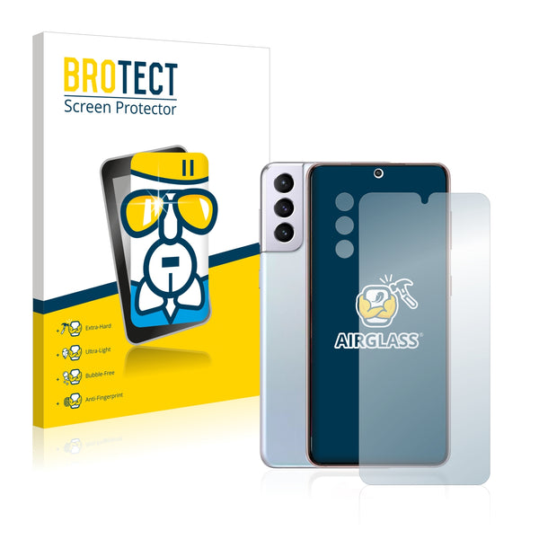 BROTECT AirGlass Glass Screen Protector for Samsung Galaxy S21 (Front + cam)