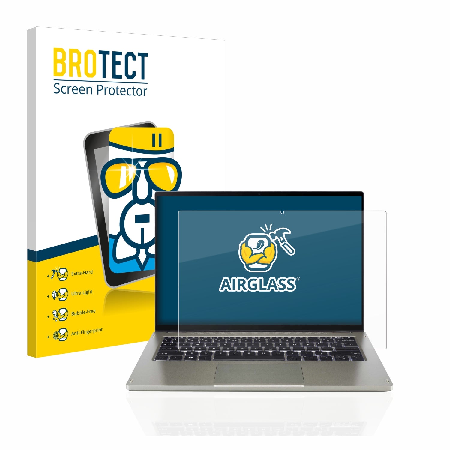 Nano Glass Screen Protector for Acer Spin 5 SP514-51N 2-in-1 ...