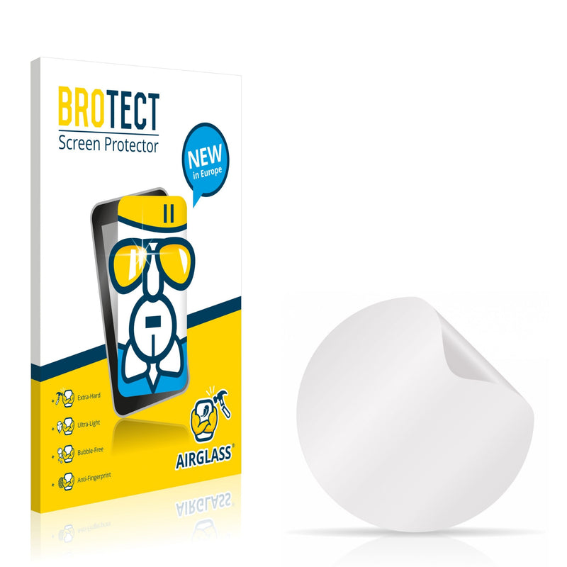 BROTECT AirGlass Glass Screen Protector for Circular Displays (Diameter: 37.5 mm)