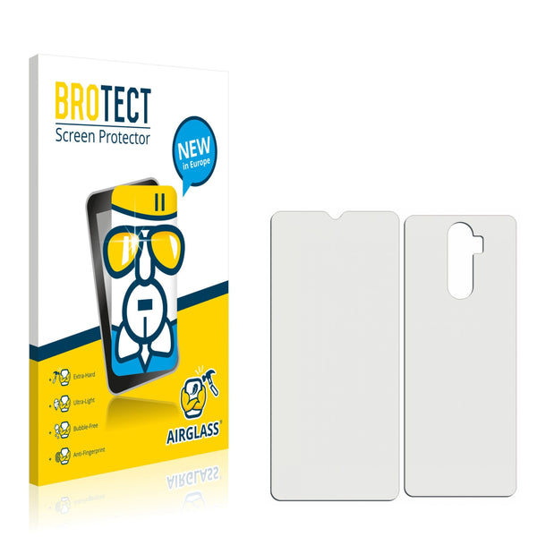 BROTECT AirGlass Glass Screen Protector for Realme X2 Pro (Front + Back)