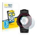 3x BROTECT AirGlass Glass Screen Protector for Garmin Forerunner 225