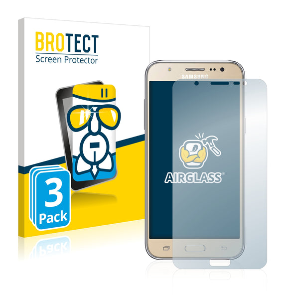 3x BROTECT AirGlass Glass Screen Protector for Samsung Galaxy J7 2016