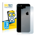 3x BROTECT AirGlass Glass Screen Protector for Apple iPhone 7 Back side (full surface + LogoCut)