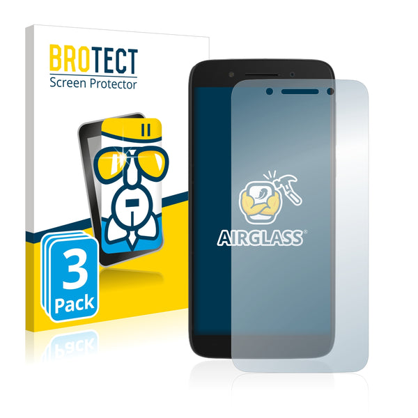 3x BROTECT AirGlass Glass Screen Protector for Alcatel Idol 5