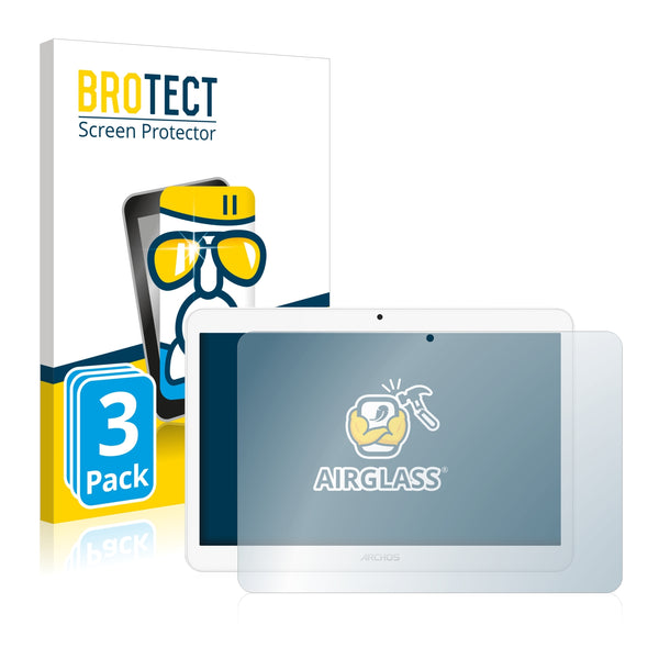 3x BROTECT AirGlass Glass Screen Protector for Archos Junior Tab