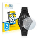 3x BROTECT AirGlass Glass Screen Protector for Michael Kors Reid (40 mm)