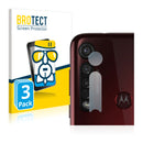 3x BROTECT AirGlass Glass Screen Protector for Motorola Moto G8 Plus (Camera)