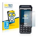 3x BROTECT AirGlass Glass Screen Protector for Verifone V400m