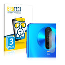 3x BROTECT AirGlass Glass Screen Protector for Xiaomi Redmi K30 5G (Camera)
