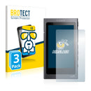 3x BROTECT AirGlass Glass Screen Protector for Sony Walkman A45R