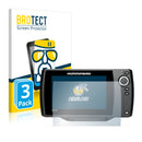 3x BROTECT AirGlass Glass Screen Protector for Humminbird Helix 8