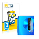 3x BROTECT AirGlass Glass Screen Protector for Xiaomi Poco X2 (Camera)