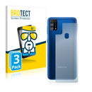 3x BROTECT AirGlass Glass Screen Protector for Samsung Galaxy M31 (Back)