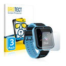 3x BROTECT AirGlass Glass Screen Protector for Smooce Y16-B
