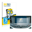 3x BROTECT AirGlass Glass Screen Protector for Opel Astra K IntelliLink R 4.0 2018