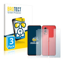 3x BROTECT AirGlass Glass Screen Protector for OnePlus Nord 2 (Front + Back)