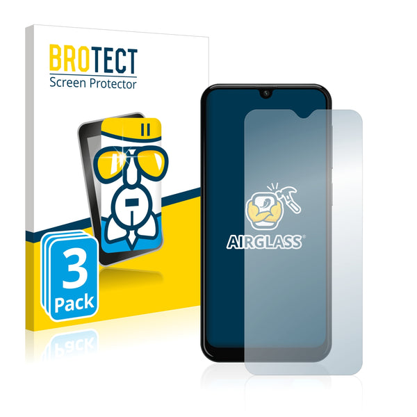 3x BROTECT AirGlass Glass Screen Protector for Doogee X93