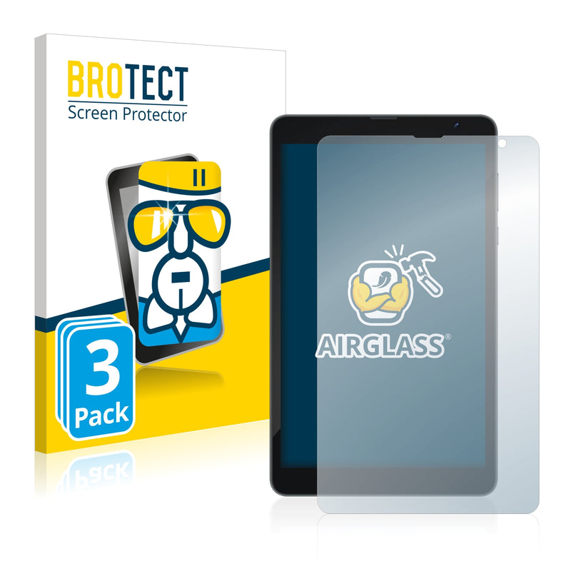 3x BROTECT AirGlass Glass Screen Protector for Blackview Tab 6