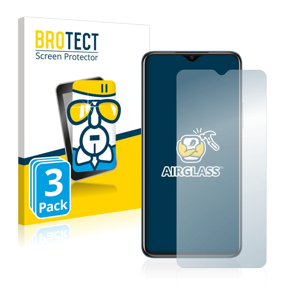 3x BROTECT AirGlass Glass Screen Protector for Vivo Y21T