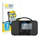 3x BROTECT AirGlass Glass Screen Protector for Technisat Techniradio 5 IR