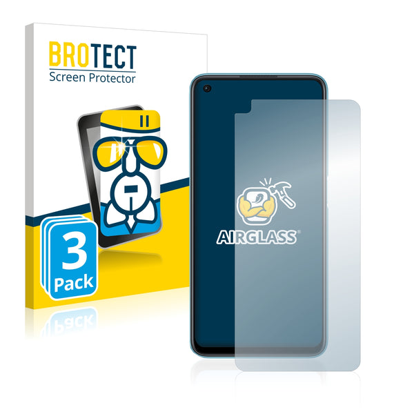 3x BROTECT AirGlass Glass Screen Protector for Oppo A36