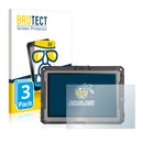 3x BROTECT AirGlass Glass Screen Protector for Getac ZX10