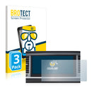 3x BROTECT AirGlass Glass Screen Protector for Seat Ateca Style 2021 Infotainment System