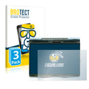 3x BROTECT AirGlass Glass Screen Protector for Electronic Assembly EA DOGXL160W-7