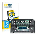 3x BROTECT AirGlass Glass Screen Protector for Kemper Profiler PowerHead