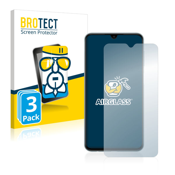 3x BROTECT AirGlass Glass Screen Protector for Samsung Galaxy M23