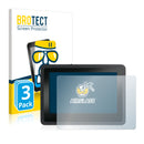 3x BROTECT AirGlass Glass Screen Protector for Faytech FT07TMCAPOB