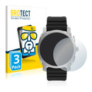 3x BROTECT AirGlass Glass Screen Protector for Fossil Gen 6 Hybrid Machine (45mm)
