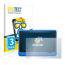 3x BROTECT AirGlass Glass Screen Protector for Amazon Fire 7 Kids Pro (2019)