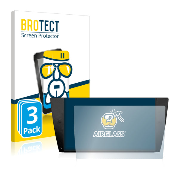3x BROTECT AirGlass Glass Screen Protector for Eonon Q63PR0