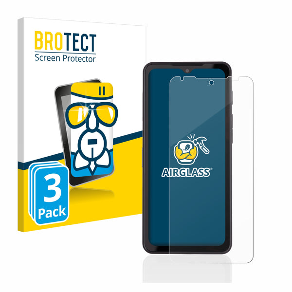 3X Nano Glass Screen Protectors for Caterpillar Cat S75