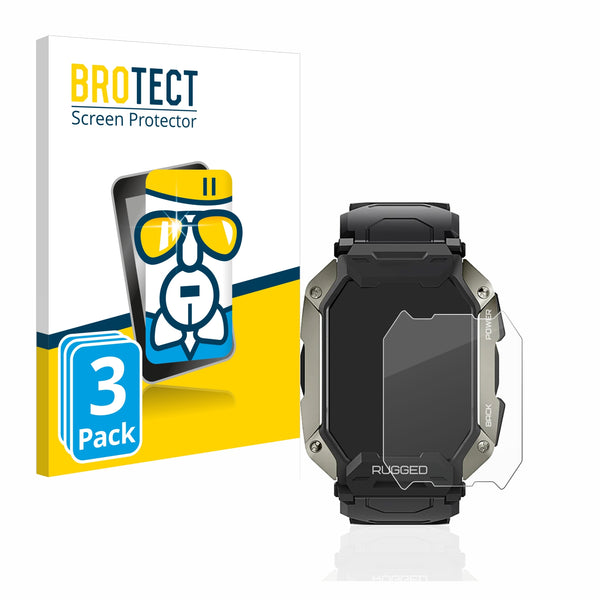 3X Nano Glass Screen Protectors for Kospet Tank M1 Pro